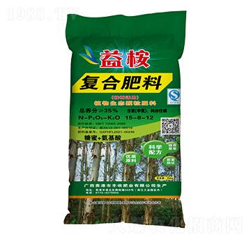 桉樹(shù)適用植物生態(tài)顆粒復(fù)合肥料15-8-12-益桉-豐收肥業(yè)