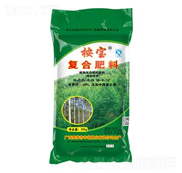 桉樹(shù)適用植物生態(tài)顆粒復(fù)合肥料16-8-12-桉寶-豐收肥業(yè)