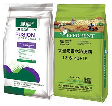 高鉀膨果型大量元素水溶肥料12-6-40+TE-晟霖生物