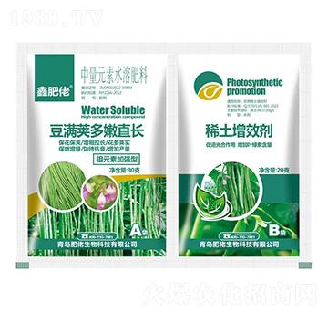 50克中量元素水溶肥料-豆?jié)M莢多嫩直長(zhǎng)+稀土增效劑-肥康-肥佬生物
