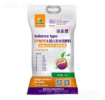 平衡型大量元素水溶肥料19-19-19+TE-沃樂(lè)豐-金大地肥業(yè)