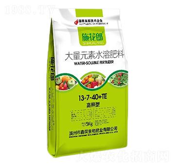 高鉀型大量元素水溶肥料13-7-40+TE-施花郎-鑫榮生物