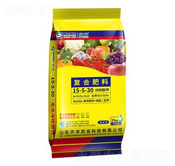 高塔熔融純硫酸鉀復(fù)合肥料15-5-30-齊豐農(nóng)業(yè)