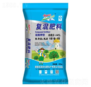 硫酸鉀型復(fù)混肥料18-8-18-龍潤豐