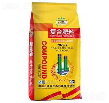 高塔造粒磷酸二氫鉀型復(fù)合肥料28-5-7-萬(wàn)豐萊-頓貝