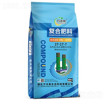 高塔造粒磷酸二氫鉀型復(fù)合肥料27-17-7-萬(wàn)豐萊-頓貝