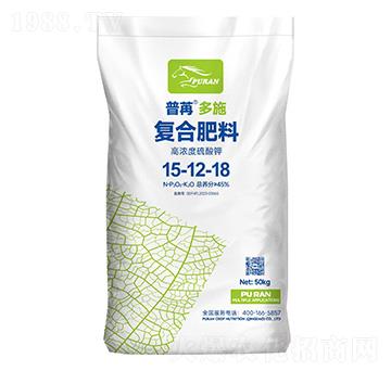 高濃度硫酸鉀復合肥料15-12-18-普苒多施